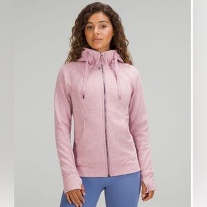 Lululemon Scuba Hoodie plush heathered pink taupe